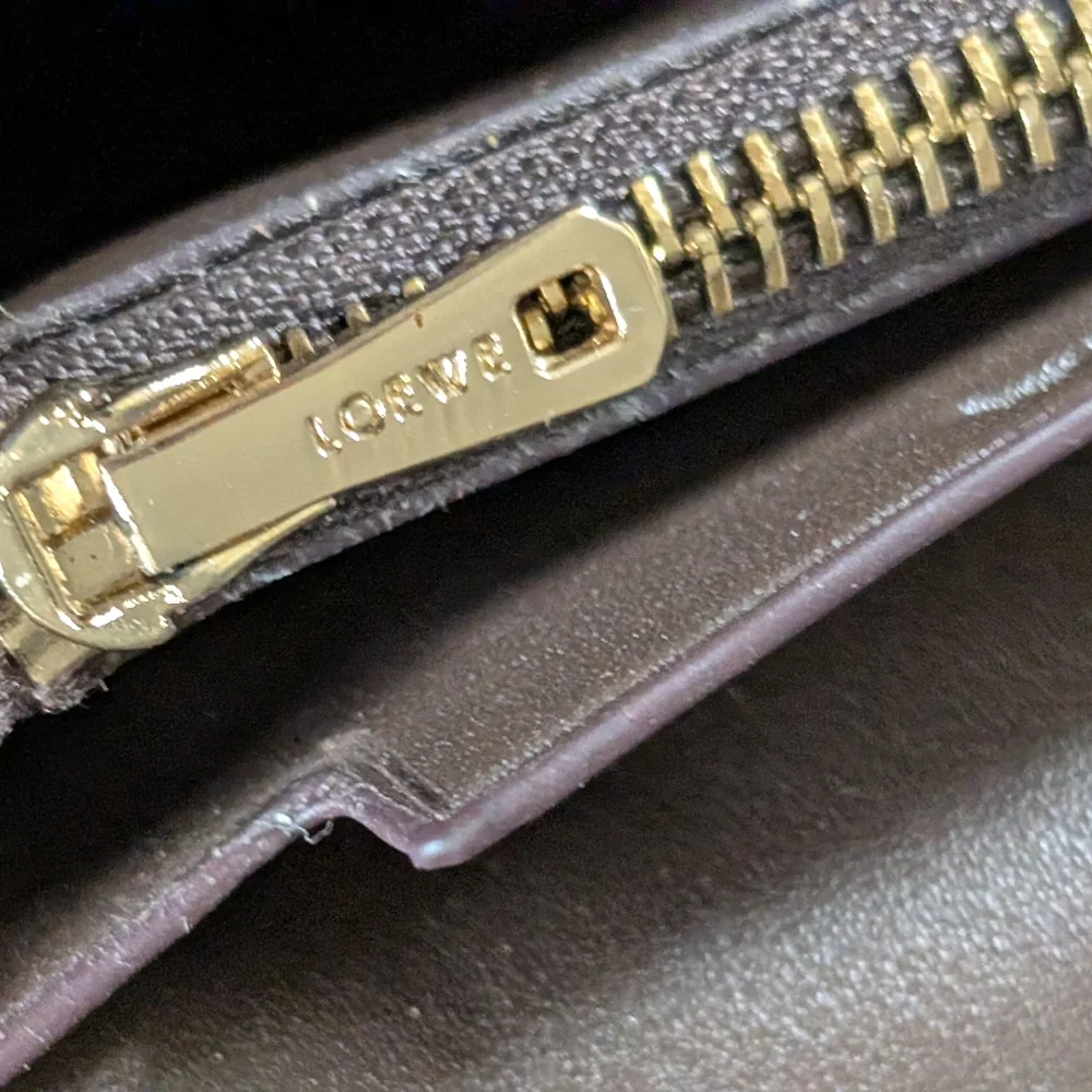 Loewe Vintage Suede Anagram Crossbody